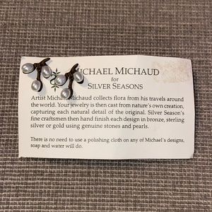 Michael Michaud Pussywillow Three Branch Earrings